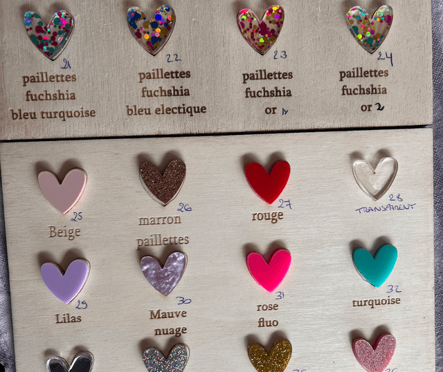 Barrette et support personnalisé 