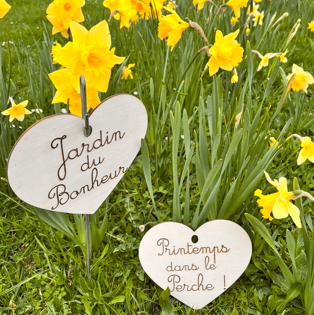 Pancarte de jardin