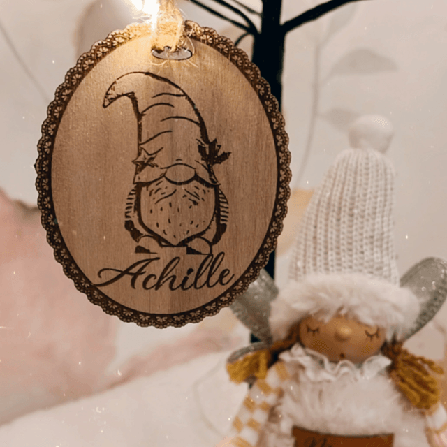 Boule de noël personnalisée 