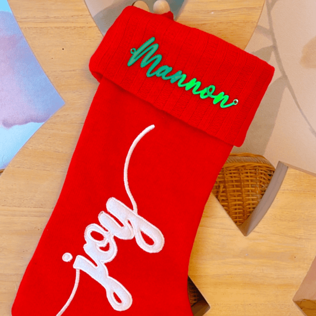 Chaussette de Noël personnalisée 
