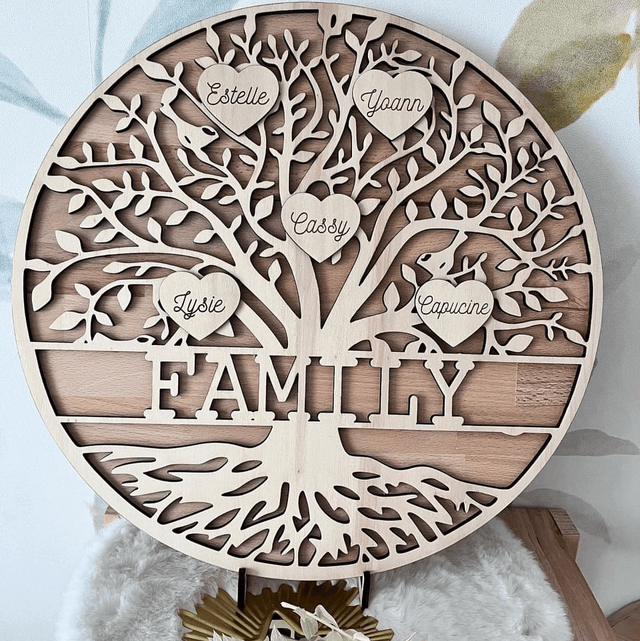 Arbres de vie avec fond (différents modèles) 