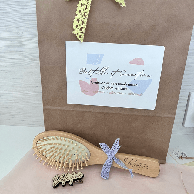 Brosse à cheveux personnalisée 