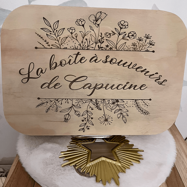 Valise en bois 