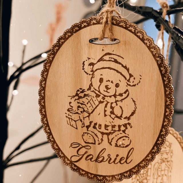 Boule de noël personnalisée 
