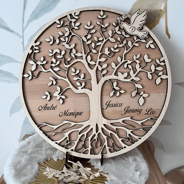Arbres de vie avec fond (différents modèles) 