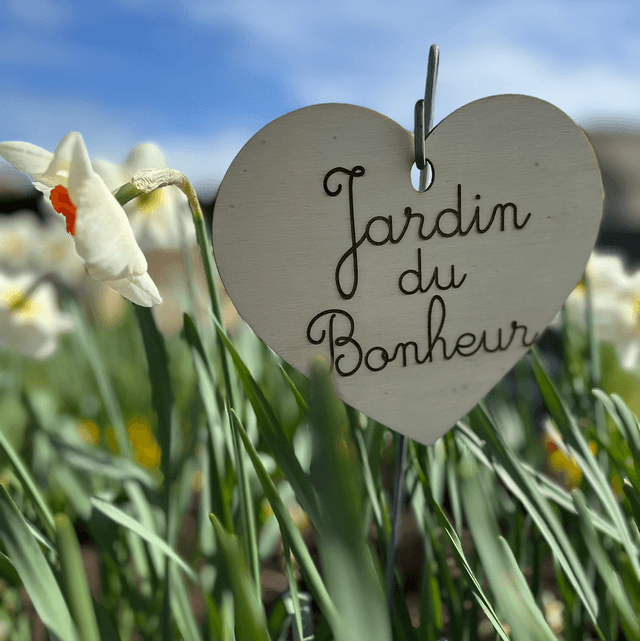 Pancarte de jardin