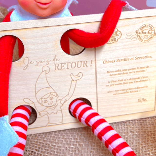 Carte arrivée du lutin 