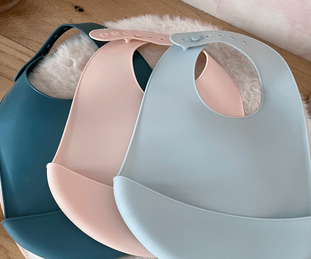 Bavoir personnalisé en silicone 