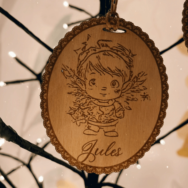 Boule de noël personnalisée 