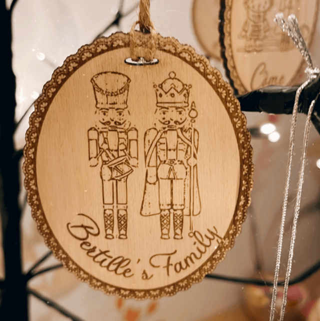 Boule de noël personnalisée 
