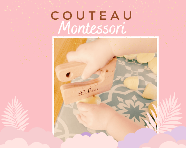 Couteau Montessori ours Personnalisable