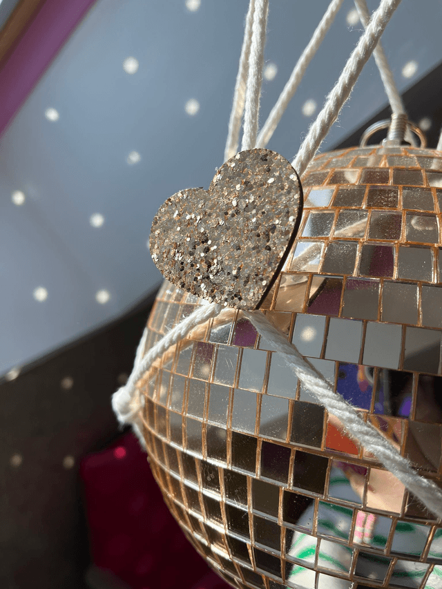 Broche "Gros coeur" de B&S - dorée