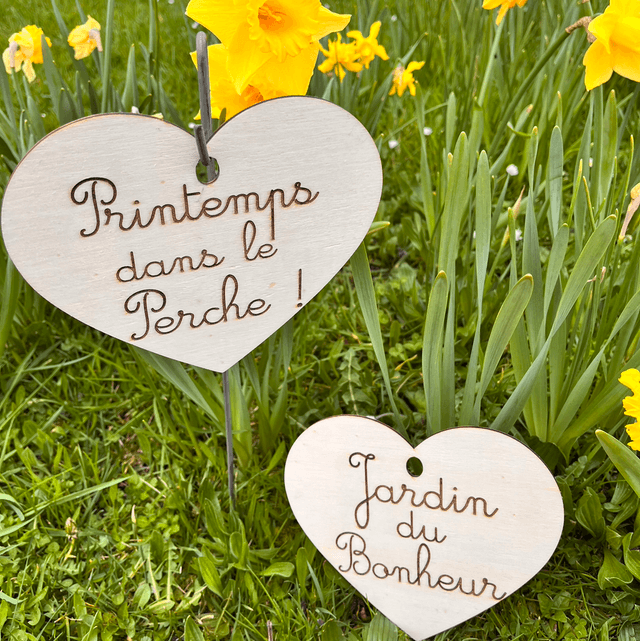 Pancarte de jardin