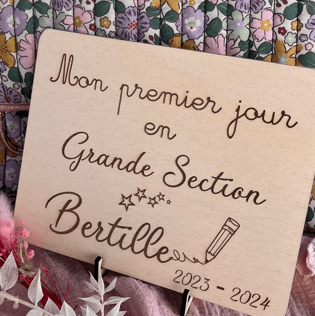 Pancarte rentrée Personnalisée