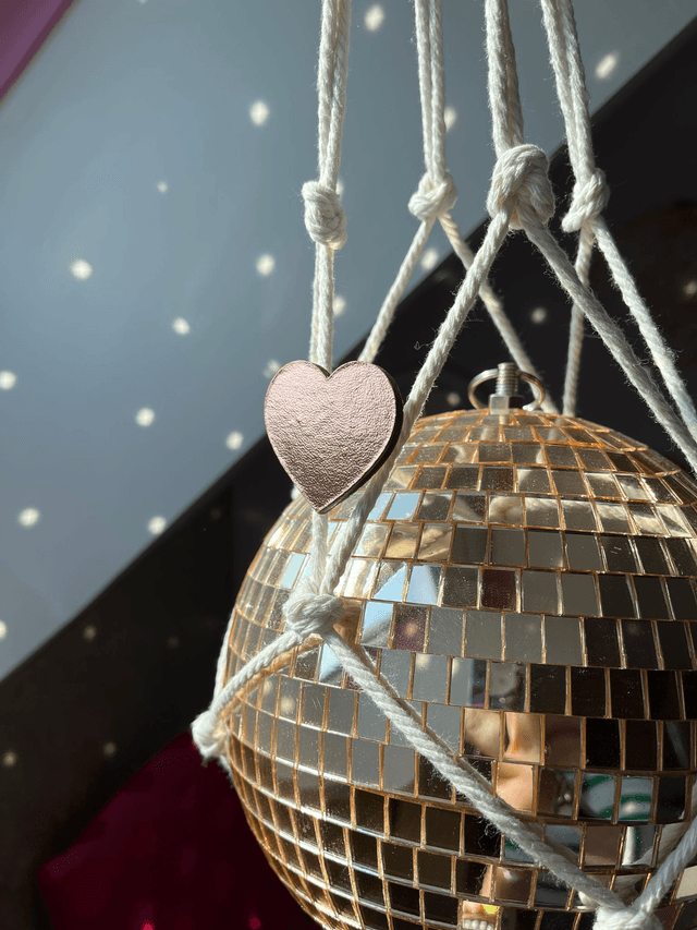broche "gros coeur" de B&S - or rose