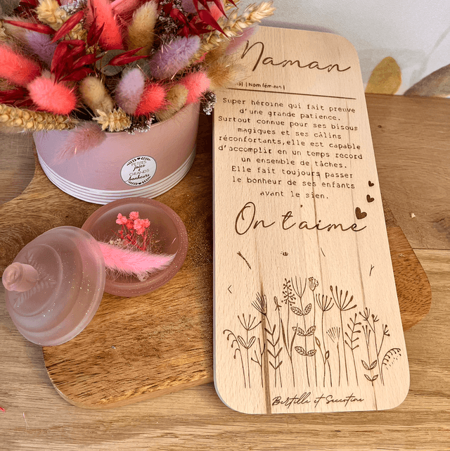 Planche à découper maman 
