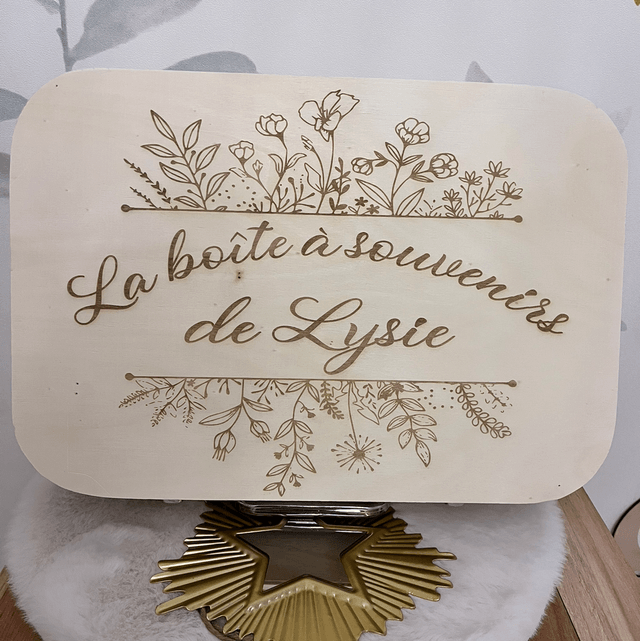 Valise en bois 