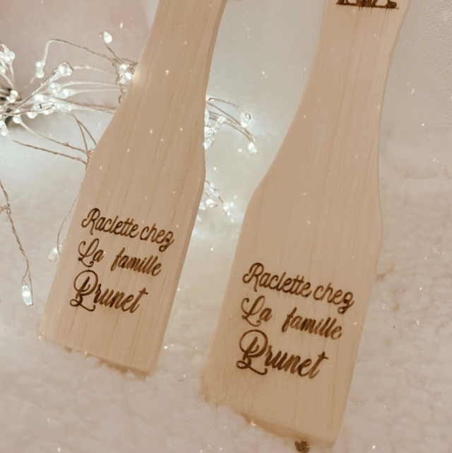 Spatule à raclette personnalisée 