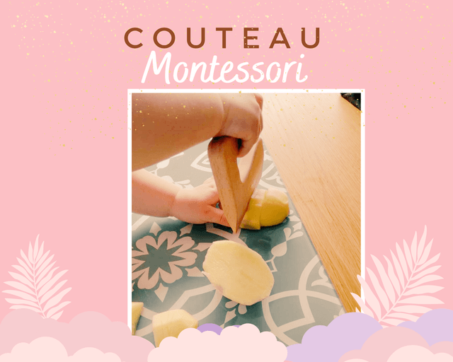 Couteau Montessori ours Personnalisable