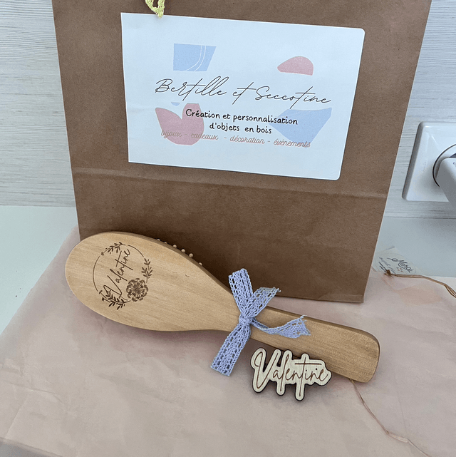 Brosse à cheveux personnalisée 