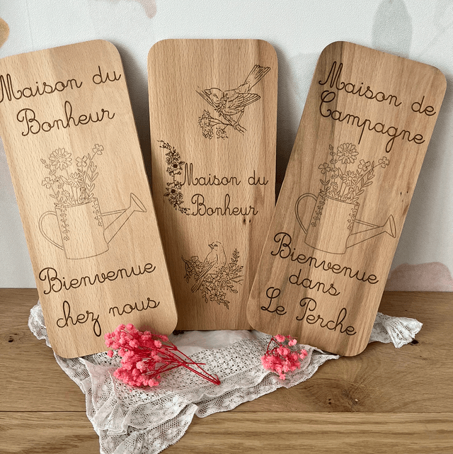 Planches personnalisées