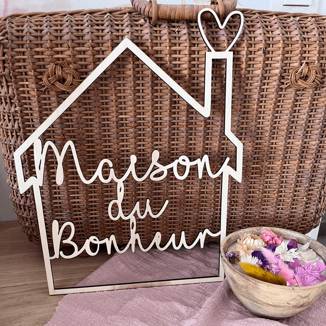 Couronne personnalisée maison 