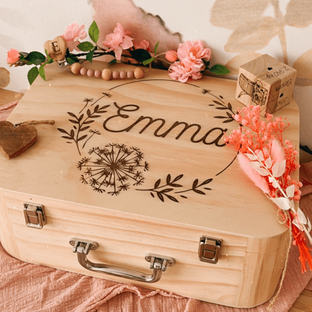 Valise en bois 