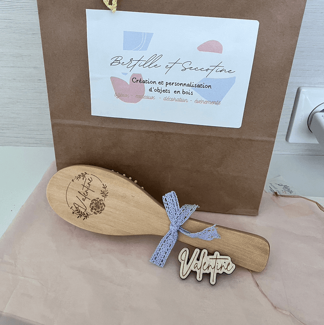 Brosse à cheveux personnalisée 