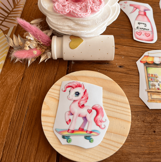 Sticker poney