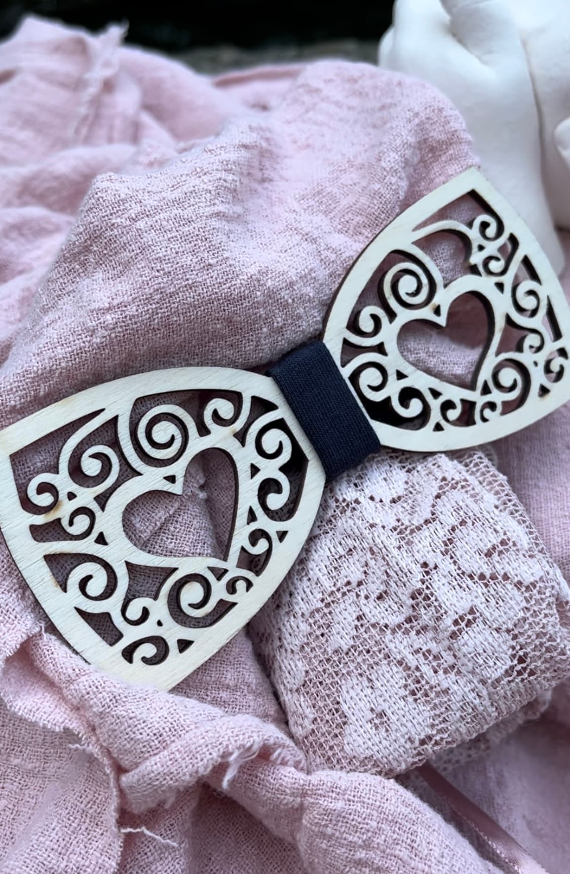Noeud papillon en bois